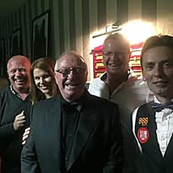 Dennis Taylor and Ken Doherty at JP's
